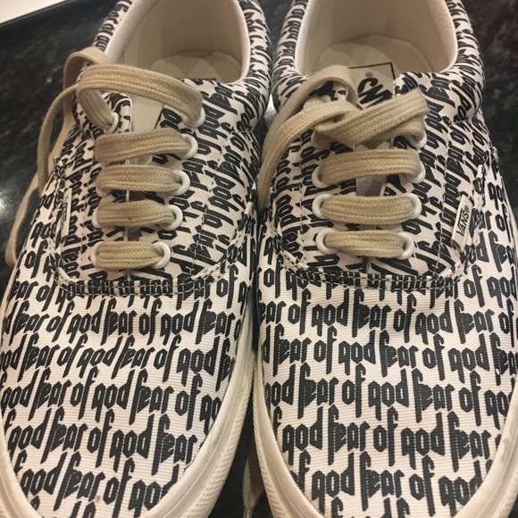 fear of god vans in box